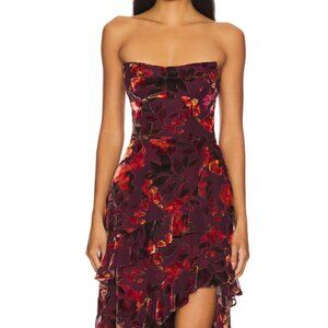REVOLVE Magnolia Maxi Dress in Sorrel Burnout